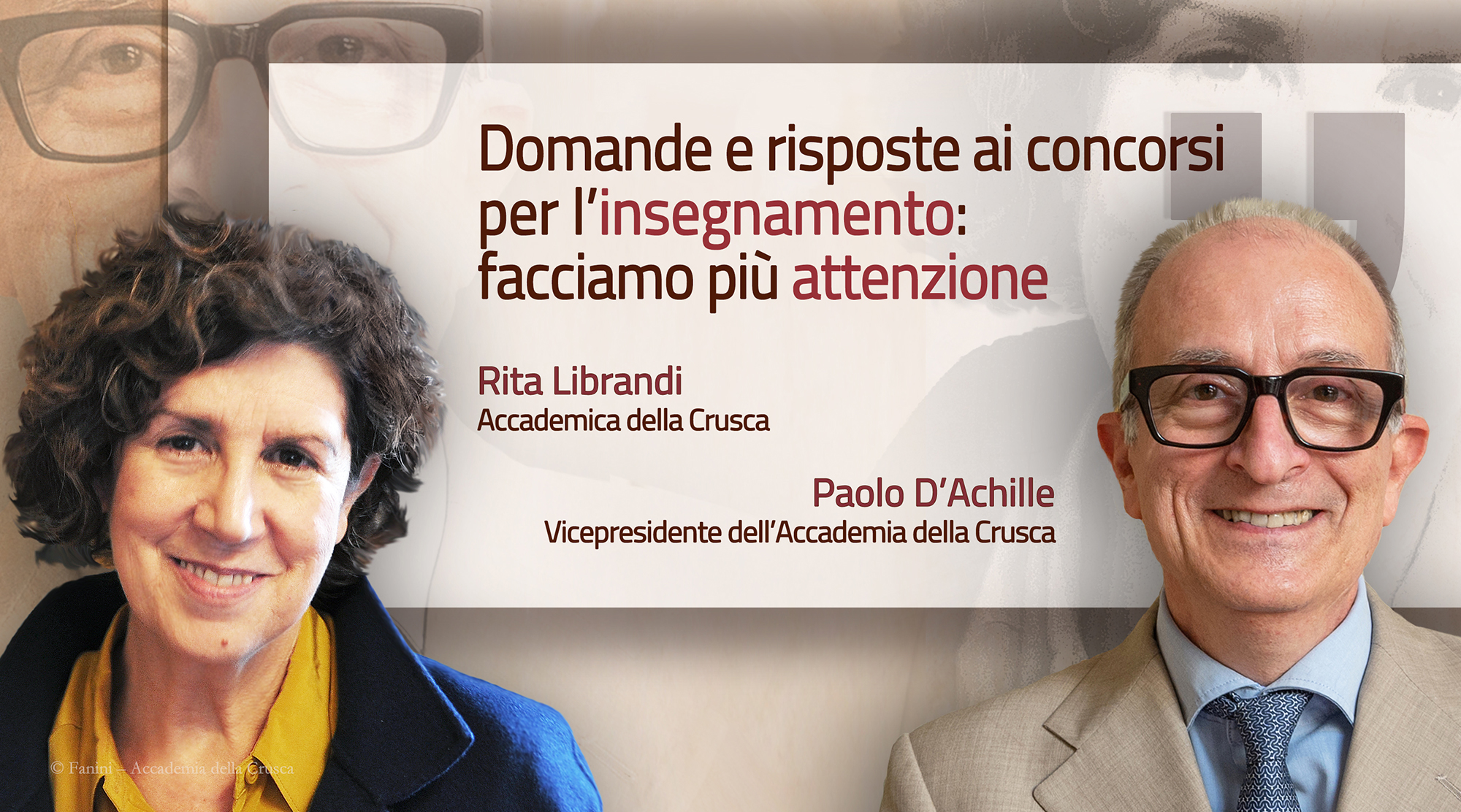 Domande e risposte ai concorsi per l'insegnamento: facciamo più attenzione  - Accademia della Crusca